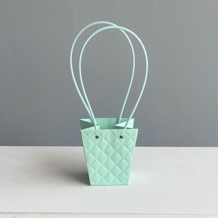 Сумочка JUBAG-Р1 c ромбиками (10 шт.) - Пастельно Зеленый